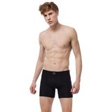 Erkek Premium Collection Modal Uzun Boxer 250 (Siyah, XL)