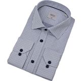 Erkek Puantiyeli Slim Fitt Uzun Kol Gömlek 2380 BGL-ST04375