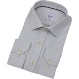 Erkek Puantiyeli Slim Fitt Uzun Kol Gömlek 2402 BGL-ST04385 - Gri