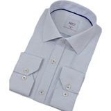 Erkek Puantiyeli Slim Fitt Uzun Kol Gömlek 2402 BGL-ST04385 - Mavi