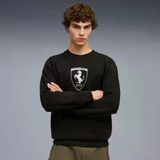 Erkek Puma Ferrari Tonal Shield Cn Siyah Erkek Sweatshirt