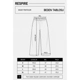 Erkek R Nakışlı Baggy Pantolon Beyaz