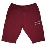 Erkek Rahat Kalıp 115-157 Kilo Arası için Uygun Bedenli Likralı Battal Penye Kapri (Bordo, 3XL)