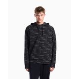 Erkek Rahat Kalıp Logo Detaylı Kapüşonlu Uzun Kollu Lacivert2 Sweatshirt EM006861 AF10013-FB563