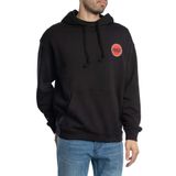 Erkek Rahat Kesim Kapüşonlu Göğsü Logo Baskılı Uzun Kollu Siyah Sweatshirt 50530658-001