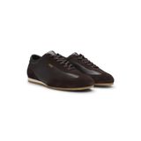Erkek Rahat Taban Marka Logolu Bağcıklı Kahverengi Sneaker 50568463-202
