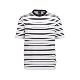 Erkek Regular Fit Bisiklet Yaka Marka Logolu Siyah-Ekru T-Shirt 50520298-405