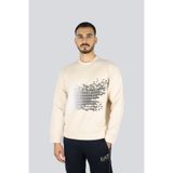 Erkek Regular Fit Bisiklet Yaka Uzun Kol Pamuklu Bej Sweatshirt EM002892 AF10013-U1156