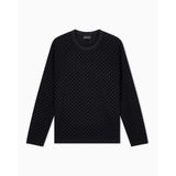 Erkek Regular Fit Bisiklet Yaka Uzun Kol Pamuklu Siyah Sweatshirt EM007338 AF10017-FC375