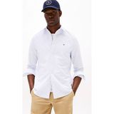 Erkek Regular Fit Çizgili Oxford Gömlek - Mavi