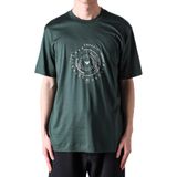 Erkek Regular Fit Desenli Yuvarlak Yakalı Kısa Kollu Yeşil T-Shirt EM004995 AF13747-U7263