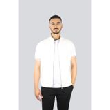 Erkek Regular Fit Dik Yaka Fermuarlı İç Cepli Bej Yelek 25412621-629
