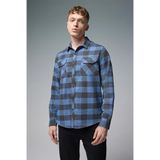Erkek Regular Fit Ekose Flanel Gömlek - Indigo Indigo