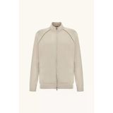 Erkek Regular Fit Fermuar Kapamalı Dik Yaka Uzun Kollu Bej Sweatshirt 26411840-348