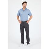 Erkek Regular Fit Gabardin %98 Pamuk %2 Elastan Rahat Günlük Klasik Düz Kesim Pantolon 1162 - Antrasit - 33