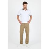 Erkek Regular Fit Gabardin %98 Pamuk %2 Elastan Rahat Günlük Klasik Düz Kesim Pantolon 1162 - Camel - 38