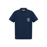 Erkek Regular Fit Göğüste İşlemeli Logo Detaylı%100 Pamuklu Kısa Kollu Lacivert Polo Yaka T-Shirt 78GAGT01CJ01T-283