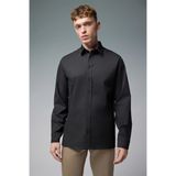 Erkek Regular Fit Gömlek Lyocell (Tencel™) - Siyah SİYAH