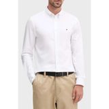 Erkek Regular Fit Gömlek Yaka Uzun Kollu Beyaz Gömlek MW0MW41059-YBR