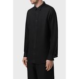 Erkek Regular Fit Gömlek Yaka Uzun Kollu Siyah Gömlek XM001221 AF14619-UC001