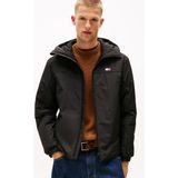 Erkek Regular Fit Kapüşonlu Dolgulu Mont - Siyah - XL