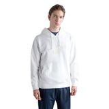 Erkek Regular Fit Kapüşonlu Uzun Kollu Pamuklu Baskılı Beyaz Sweatshirt 14311829-010