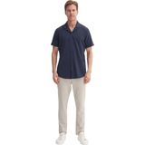 Erkek Regular Fit Kısa Kol Gömlek - XL - Lacivert