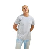 Erkek Regular Fit Kısa Kol Gri T-Shirt C0T1N5 GRİ XL
