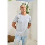 Erkek Regular Fit Kısa Kol Gri T-Shirt C0T1N5 - XL