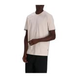 Erkek regular fit Kısa Kollu Düz Bisiklet Yaka Bej T-Shirt 50501097-131