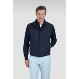 Erkek Regular Fit Kolu Cep Detaylı Dik Yaka Fermuarlı Mavi Yelek 25412657SMA-013