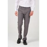 Erkek Regular Fit Kumaş Pantolon Gri Melanj