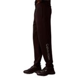 Erkek Regular Fit Logo Baskılı Beli ve Paçası Lastikli Siyah Eşofman Altı LV04LF236G-UB1