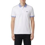 Erkek Regular Fit Logo Baskılı Kısa Kollu Pamuklu Beyaz Polo Yaka T-Shirt 50559369-100