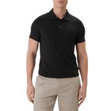 Erkek Regular Fit Logo Baskılı Kısa Kollu Pamuklu Siyah Polo Yaka T-Shirt LV04LF200G-UB1