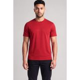 Erkek Regular Fit Logo Detaylı Pamuklu Kısa Kollu Kırmızı1 T-Shirt EM004583 AF13669-M5150