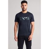 Erkek Regular Fit Logo İşlemeli Kısa Kollu Lacivert T-Shirt EM005278 AF13747-UB118