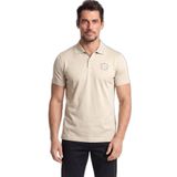 Erkek Regular Fit Logo İşlemeli Pamuklu Kısa Kollu Beyaz Polo Yaka T-Shirt 26411270-108
