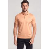 Erkek Regular Fit Logo İşlemeli Pamuklu Kısa Kollu Turuncu Polo Yaka T-Shirt 26411270-231