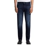 Erkek Regular Fit Normal Bel Düz Paçalı Esnek Pamuklu Denim Lacivert Jeans 50555263-409