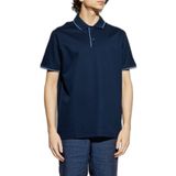 Erkek Regular Fit Pamuklu Kısa Kollu Lacivert Polo Yaka T-Shirt 25411219A-013