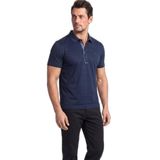 Erkek Regular Fit Pamuklu Kısa Kollu Lacivert Polo Yaka T-Shirt 26411250SM-013