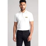 Erkek Regular Fit Pamuklu Kolarında Şerit Desenli Kısa Kollu Beyaz T-Shirt 80GAGT05 CJ01T-G03