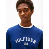 Erkek Regular Fit Pamuklu Logo Baskılı Pamuklu Yuvarlak Yakalı Kısa Kollu Mavi T-Shirt MW0MW39357-C7G