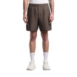 Erkek Regular Fit Pamuklu Mikro Kartal Desenli Beli Lastikli Kahverengi Şort EM004865 AF13700-F6220