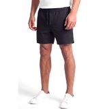 Erkek Regular Fit Pamuklu Mikro Kartal Desenli Beli Lastikli Siyah1 Şort EM004865 AF13700-FB405