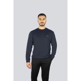 Erkek Regular Fit Pamuklu Shark Logo Etiketki Uzun Kollu Lacivert Sweatshirt 15311863-050