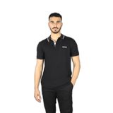 Erkek Regular Fit Polo Yaka Pamuklu Kısa Kollu Siyah Polo Yaka T-Shirt 50469102-009
