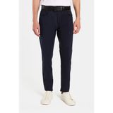 Erkek Regular Fit Rahat Kesim Kanvas Lacivert Pantolon