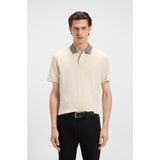 Erkek Regular Fit Yakası Kontrast Renk Geçişli Pamuklu Kısa Kollu Siyah Polo Yaka T-Shirt 50545487-001
